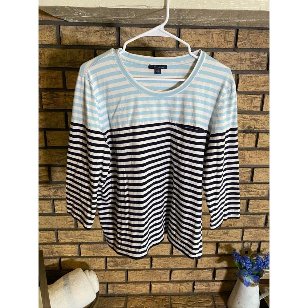 Tommy Hilfiger Womens Striped Shirt